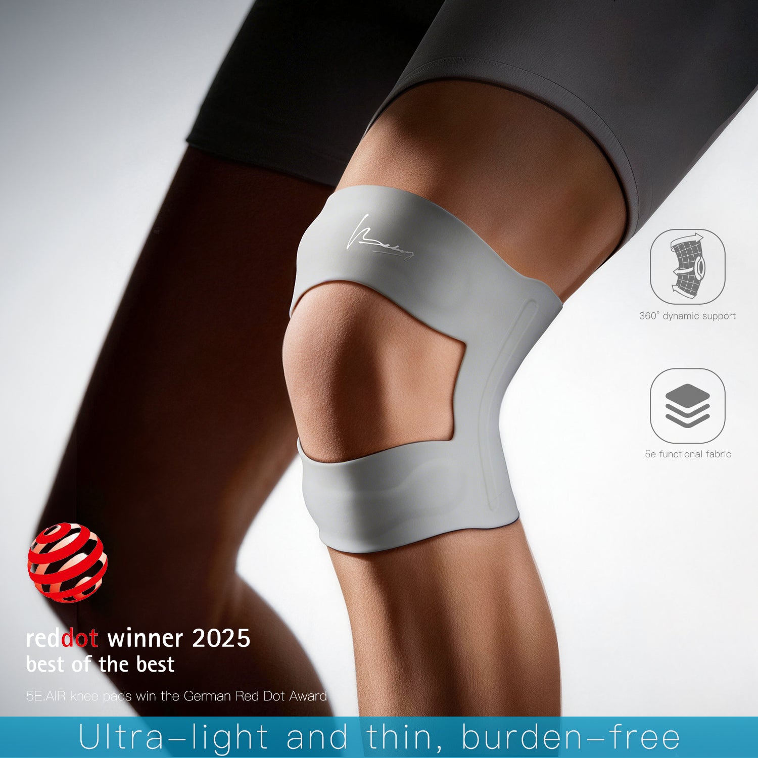BSRSTAR 5E-T Knee Brace Designed for Running, Training & Everyday Performance