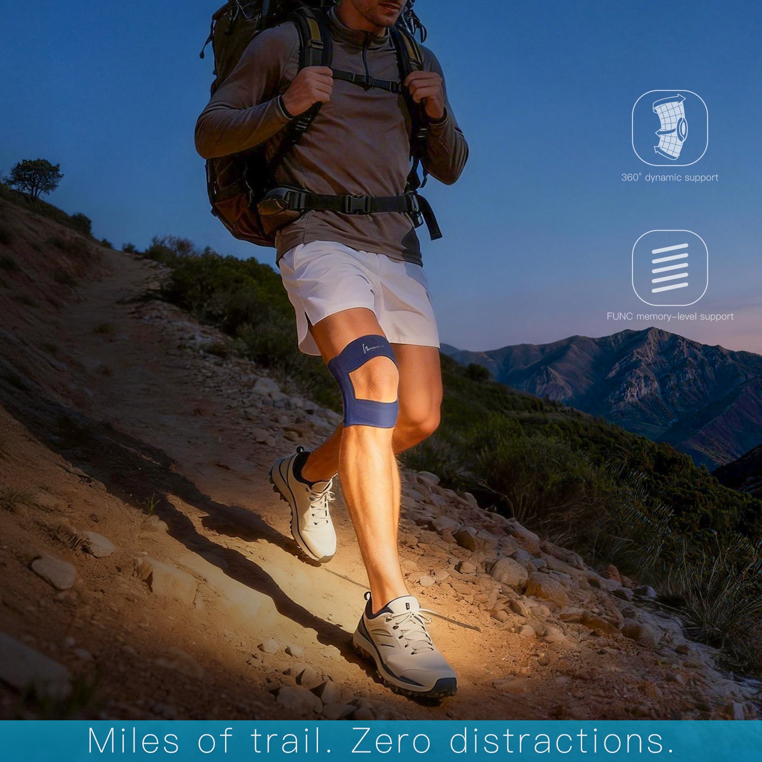 BSRSTAR 5E-T Knee Brace Designed for Running, Training & Everyday Performance