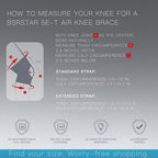 BSRSTAR 5E-T Knee Brace Designed for Running, Training & Everyday Performance